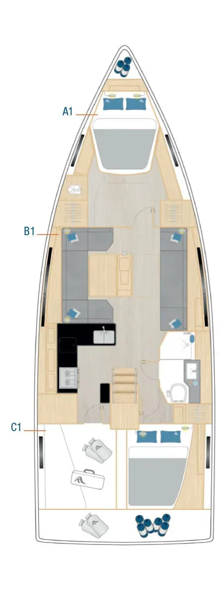 2024 Model Hanse - 410 · 8 Kişilik · #466001
