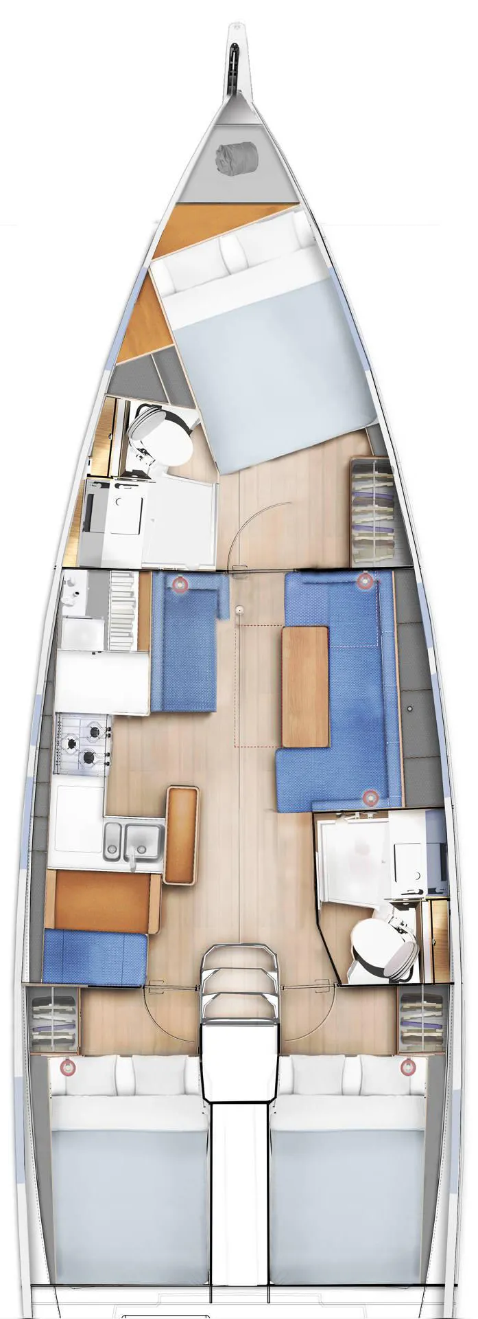 2021 Model Jeanneau - Sun Odyssey 410 · 7 Kişilik · #373050