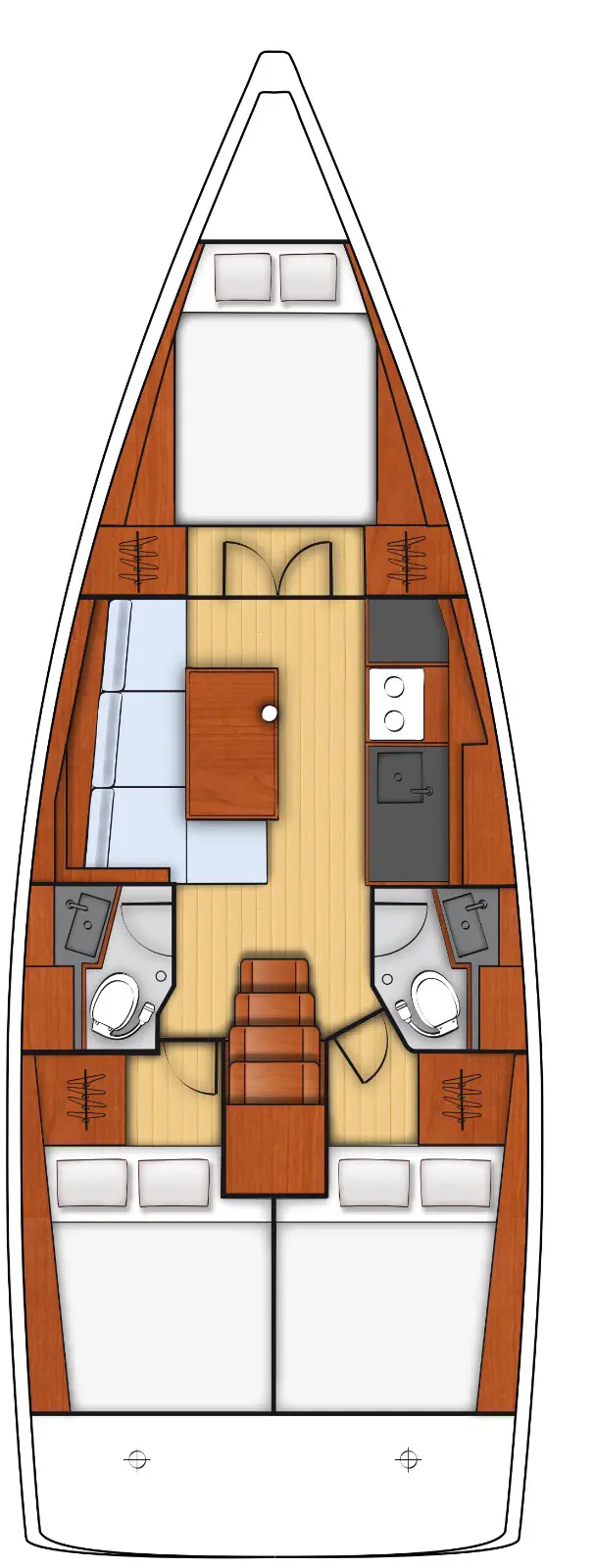 2023 Model Beneteau - Oceanis 38.1 · 6 Kişilik · #804586